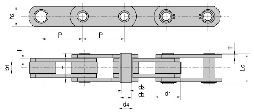 MC series conveyor chain
